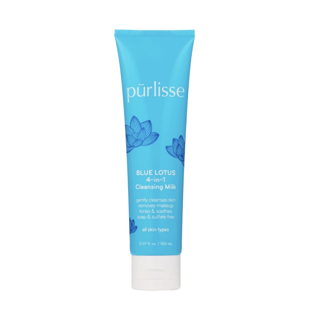 🆕 Purlisse Blue Lotus 4-in-1 Cleansing Milk